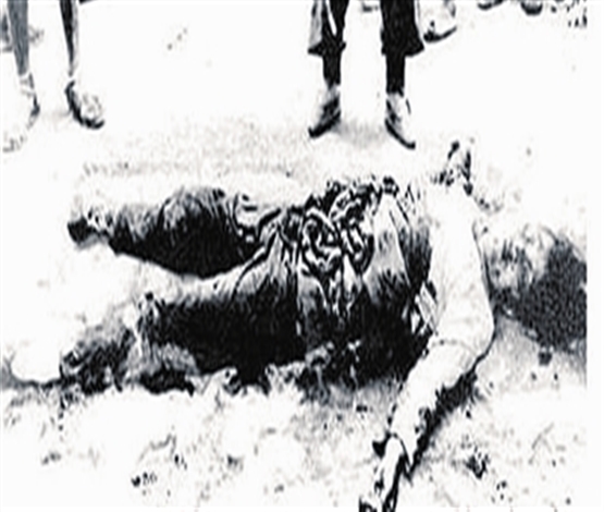 见证日寇在四甲的罪行