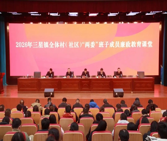 三星镇举办2026年“育星工程·骐骥计划”村（社区）干部“奔马振兴实干班”第一期培训