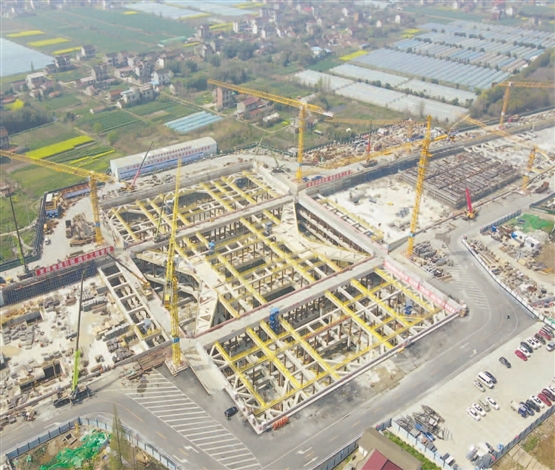 海门北站根基工程收官