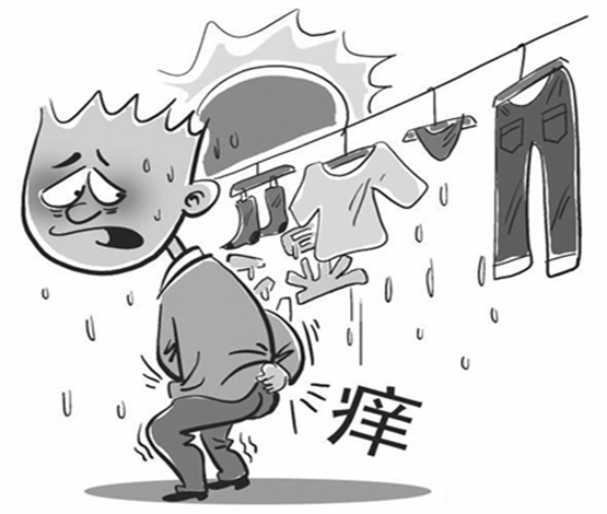 闷热潮湿天气易发癣病
