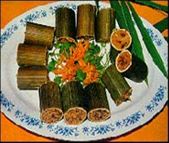 海南小吃-竹筒饭