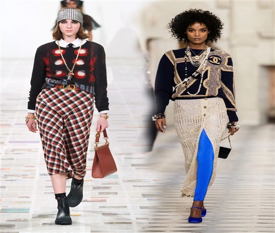 圆领花毛衣难驾驭？可能是你没穿对